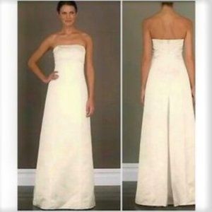 J Crew Ivory Silk Wedding Dress